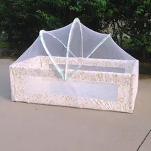 Baby Bed Tent Infant Canopy Folding Anti Mosquito Net Toddlers Cot Netting Mesh