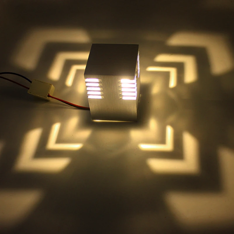

RGB Led Wall Lamp Modern colorful fixtures 24 Keys Remote Controller wall Sconce loft Decoration for bedroom home staircase