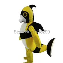 Талисман Желтый и Черный Рыба-Ангел маскарадный костюм на заказ Карнавальный Костюм-маскот