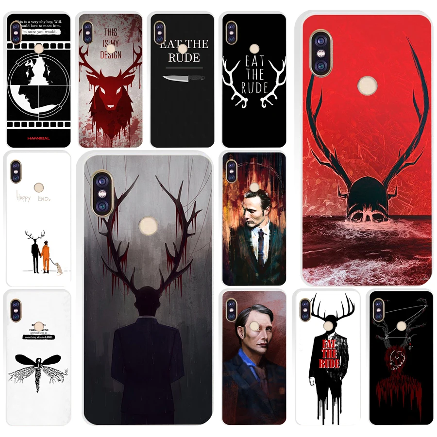 162AQ Hannibal eat the rude Мягкий силиконовый чехол из ТПУ для телефона xiaomi redmi 6 pro note 5 plus 4 4x mi