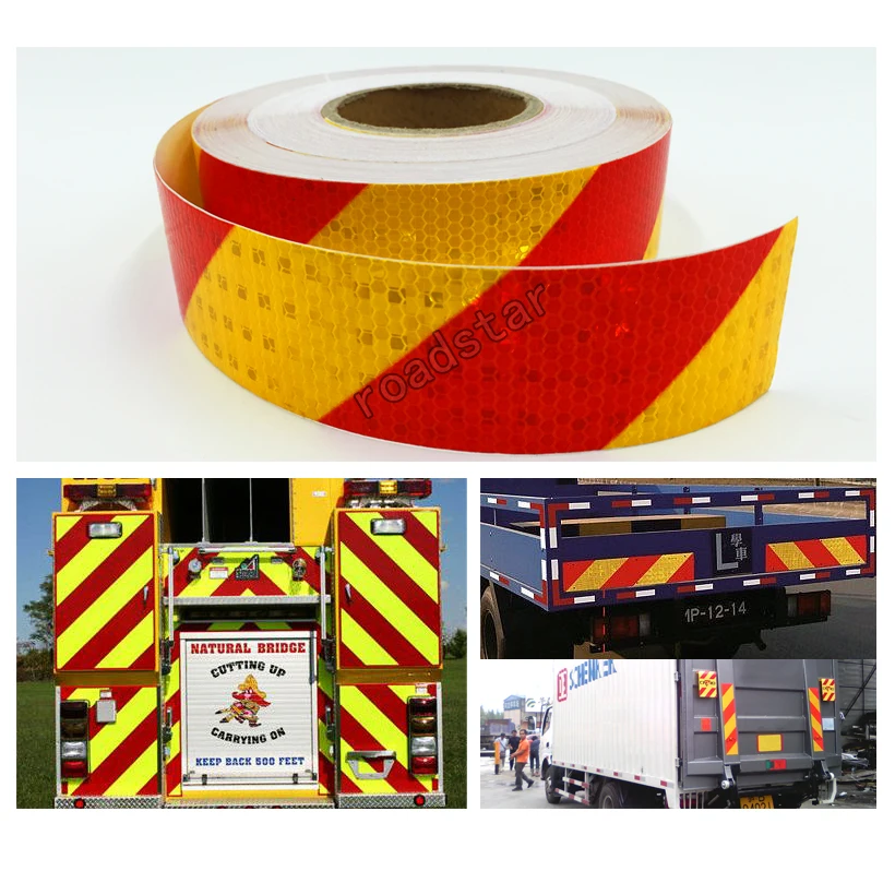 5cmx50m Reflective Vehicle Sticker for Car-Styling Safety Warning Conspicuity Reflective Tape