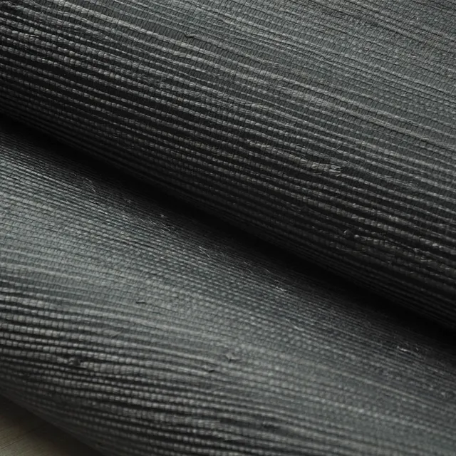 online shop real grass deep navy blue grasscloth wall paper textured