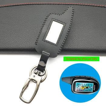 

Hot style M7/M8/M9 Genuine Leather Case for Scher-khan Magicar 7/8/9/10/11/12 101 LCD Two Way Car Alarm System LCD Key Cover