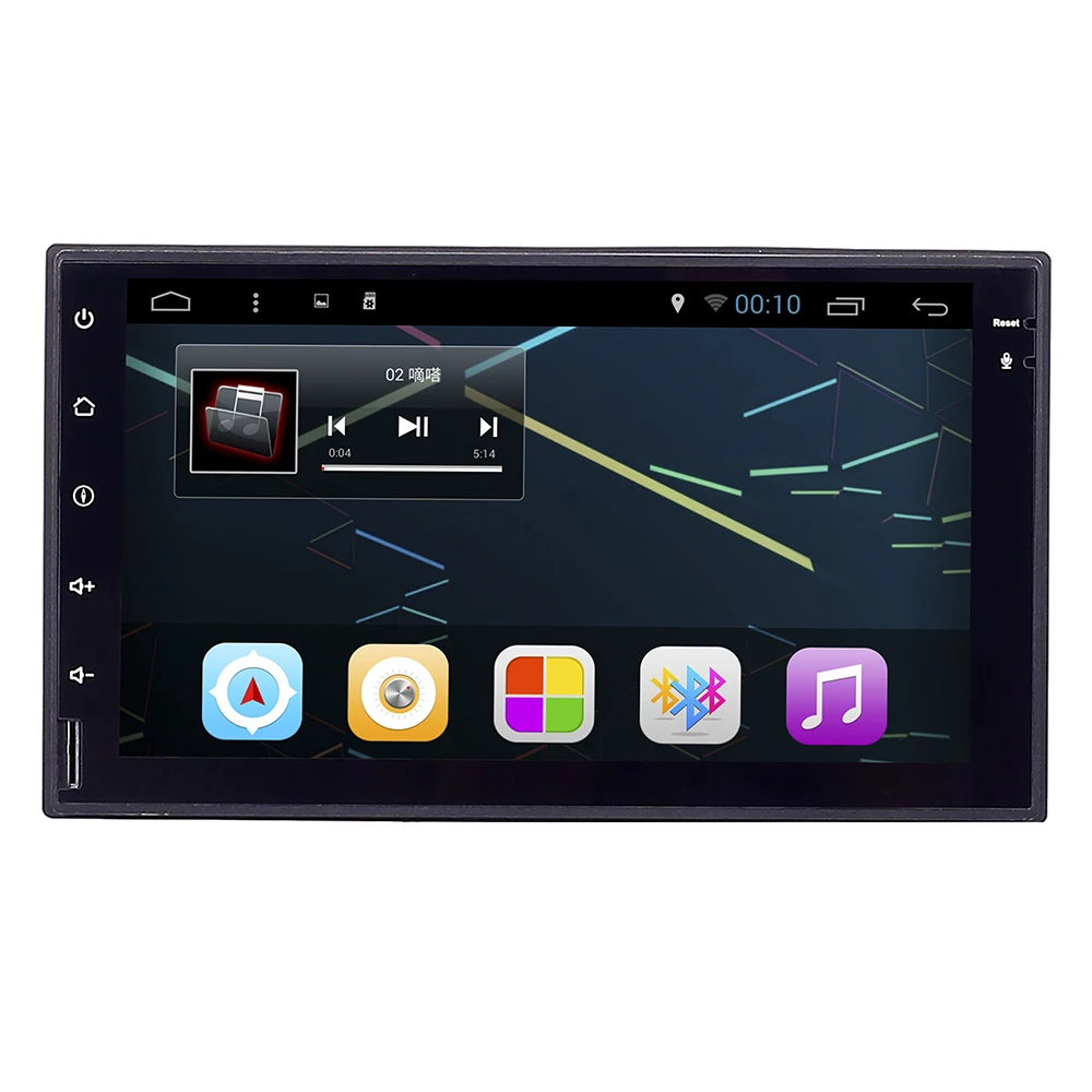 Bonroad " 2Din Android 5,1 радио Автомобильный видео плеер четырехъядерный универсальный gps радио gps стерео аудио плеер для nissan без dvd