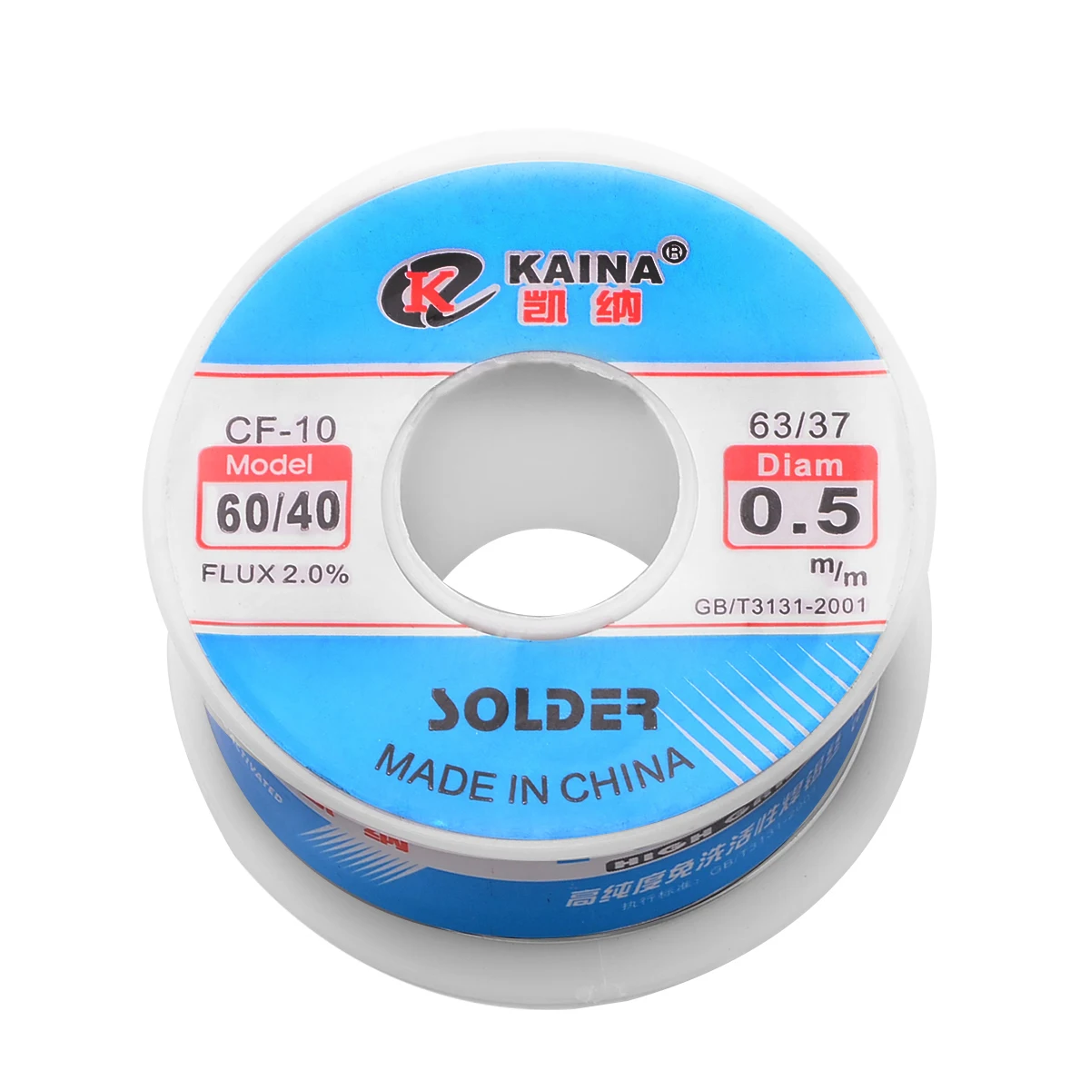 Solder 60/40 0.5mm 100g Rosin Core Tin Lead Solder Wire Soldering Welding Flux 2.0% High Quality Iron Wire Reel Mayitr