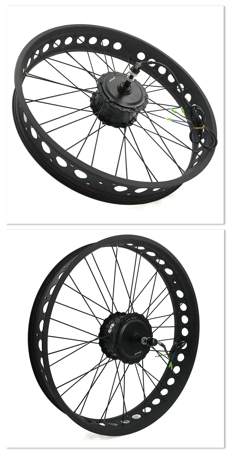 Cheap 48V 750W Fat bike e-bike kit Electric bike conversion kit motor 20" 26" wheel MXUS brand for 175 mm 190mmFork 8