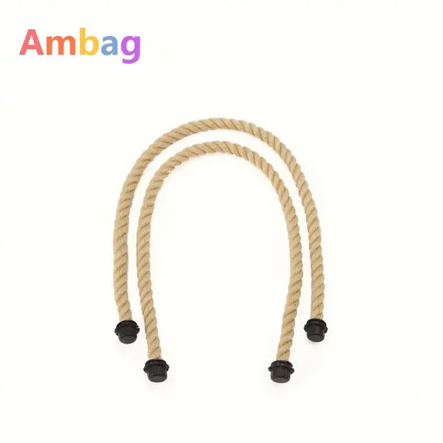 1 Pair Hemp Rope Handles For Ambag Accessories Diy Women S Bags 1 Pair Hemp Rope Handles For Ambag Accessories Diy Women S Bags Shoulder O Bag Handbag Handle