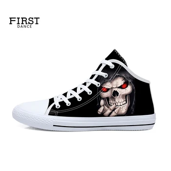 

Custom Personality 3D Logo Printing Canvas Lightweight Shoes Men's Casual High Top Spring Adult Unisex Sneaker Zapatillas Hombre