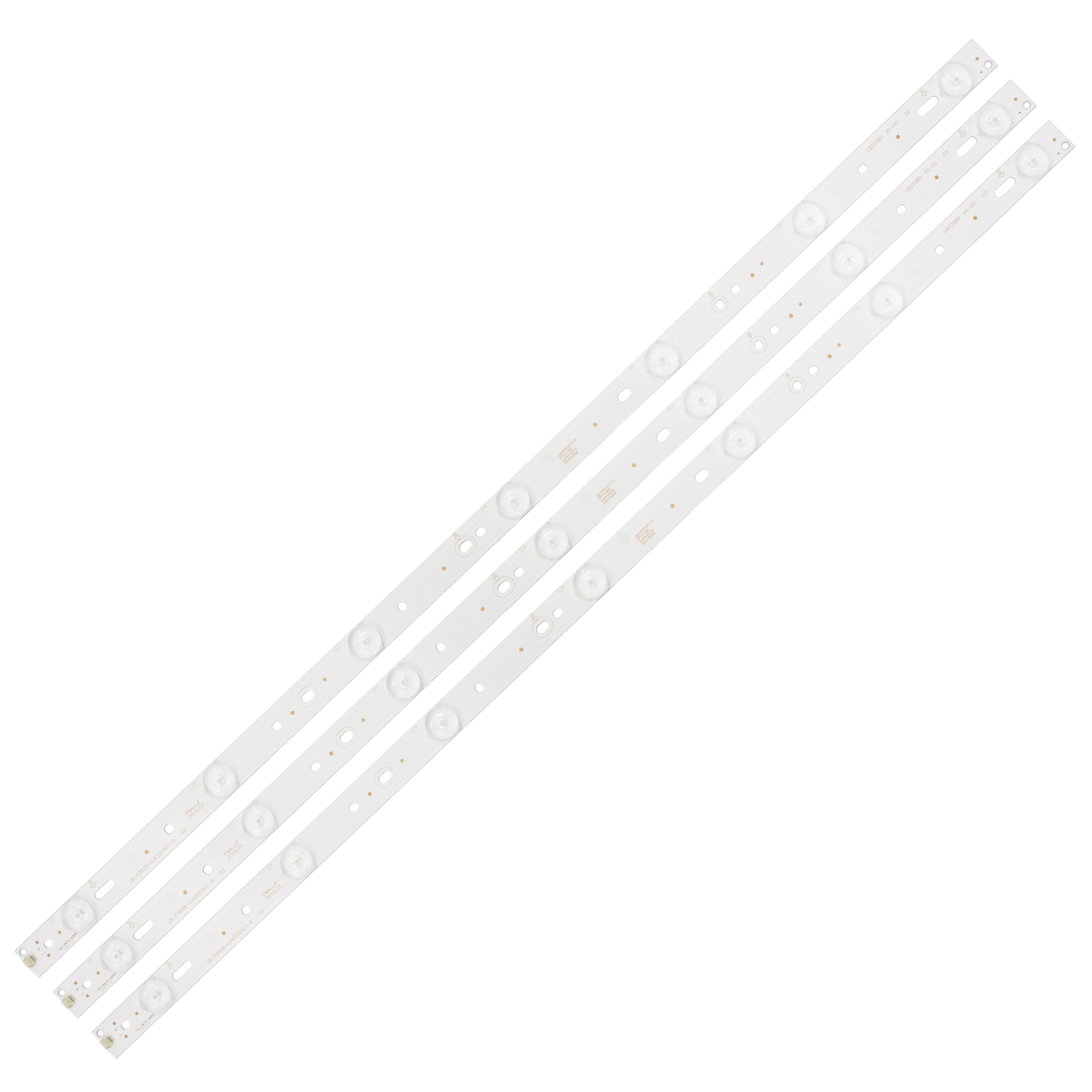 

612mm Backlight Lamp strip for PHILIPS 32"TV LBM320P0701-FC-2 32PFK4309 32PHS5301 TPV-TPT315B5 LB-PF3030- GJD2P53153X7AHV2