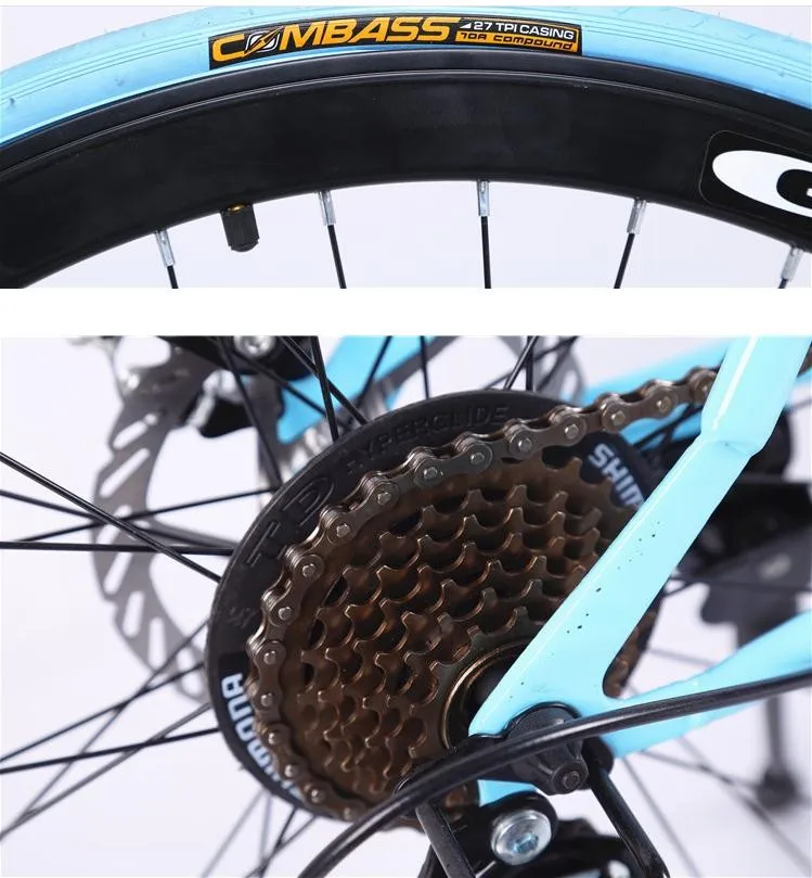 Sale 2016 new cycling jersey bicicleta road bike 52cm  steel  frame  road  bicycle man& woman bike   21/24/27  speed   Disc  brakes 3 12