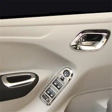 

Door Handle Window automobile personalized car styling accessory sticker strip accessories covers protecter 16 FOR Peugeot 301