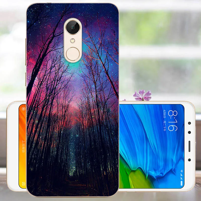 FANATU Soft TPU Xiaomi Redmi 5 Plus Case Silicon Cover Painted Back Bumper Redmi 5 Plus Cover Case Xiaomi Redmi 5 Plus 5.99