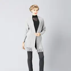 Модные Горячее предложение Euramerica с длинными рукавами свитер куртка осень 2017 Для женщин подол цветочный модные женские туфли трикотажные