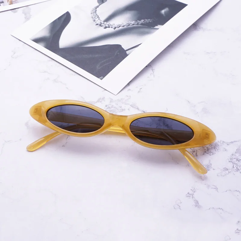 FS Юрий юаней небольшой овальный Солнцезащитные очки для женщин Для женщин Брендовая Дизайнерская обувь Высокое качество Прохладный Очки женский маленький Размеры Рамки очки Для мужчин очки солнцезащитные женские