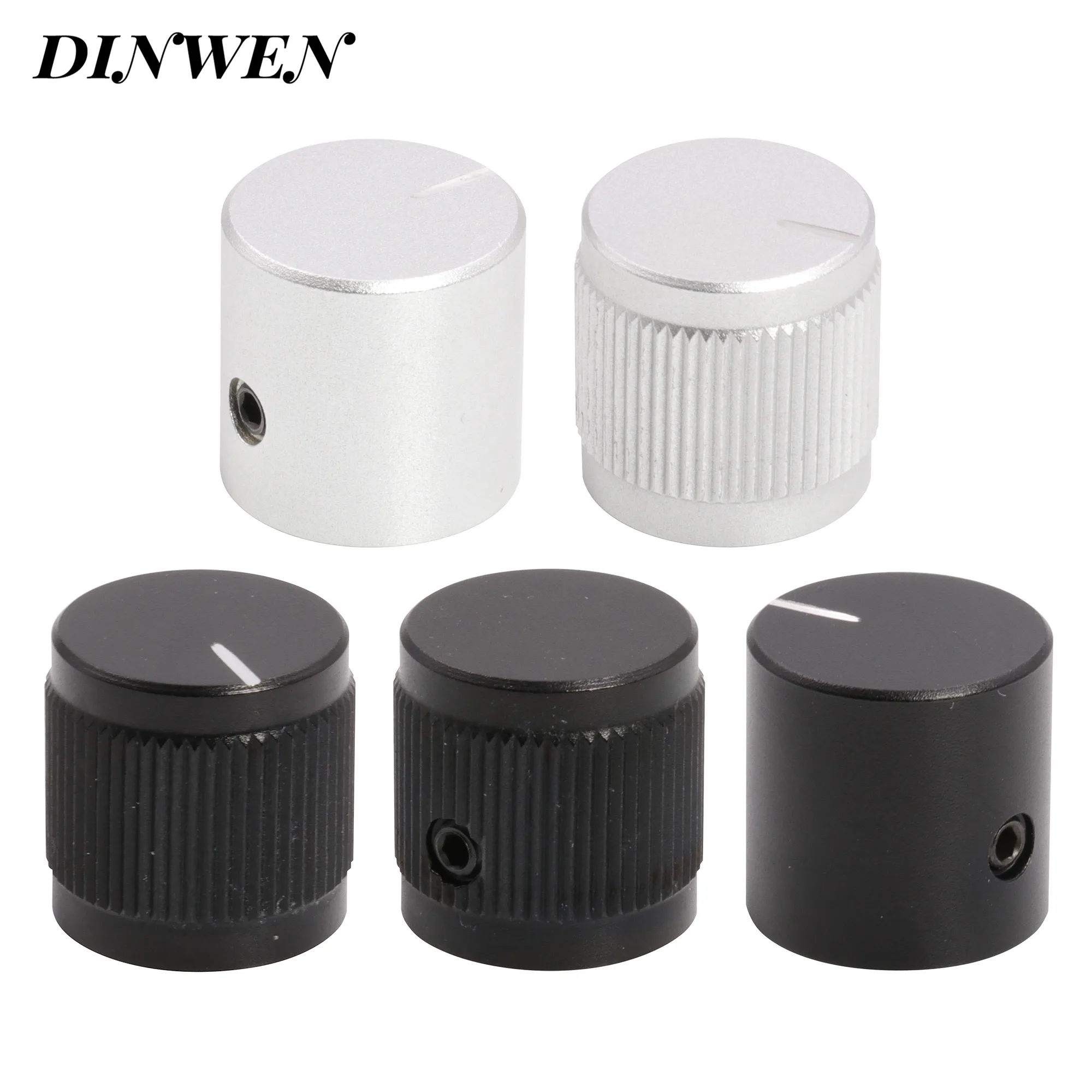 

1PC 15x15mm Full Aluminum Volume Potentiometer Knob for Guitar Effect Pedal AMP Cabinet Speaker DJ Mixer Car Audio