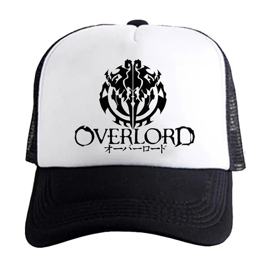 Лидер продаж персонаж аниме Overlord шляпа унисекс бейсболка Косплей Albedo Ainz Хэллоуин Рождество шапки подарок на день отца - Цвет: Black