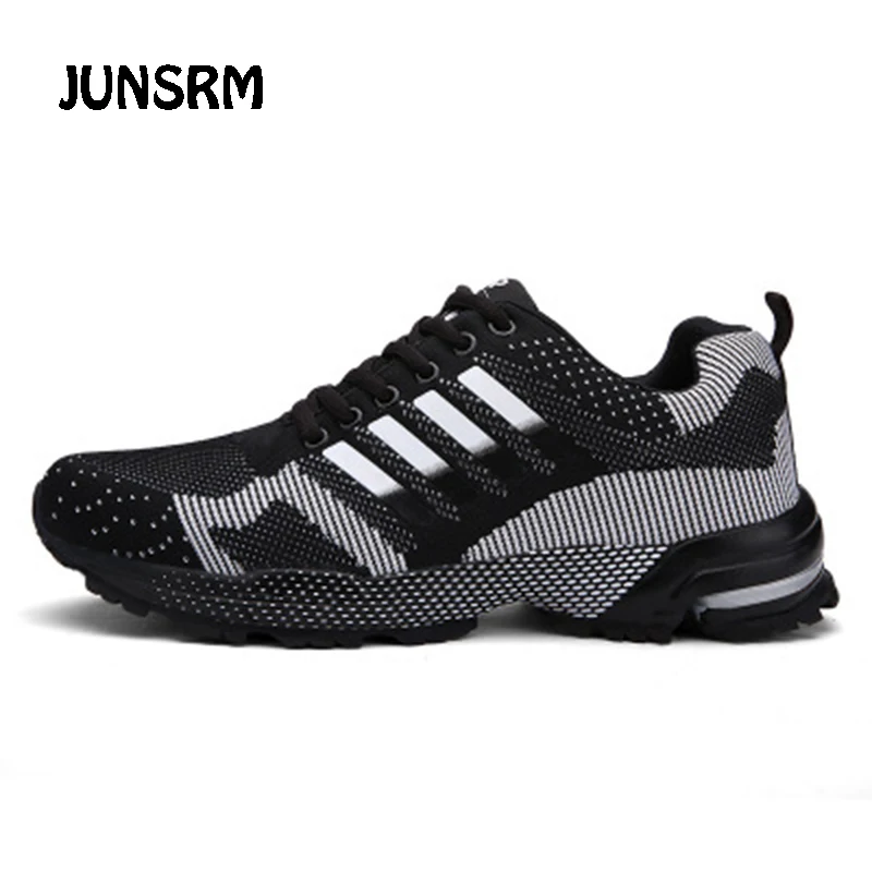 Junsrm повседневная обувь Для мужчин дышащая кроссовки мужские Tenis Masculino большие