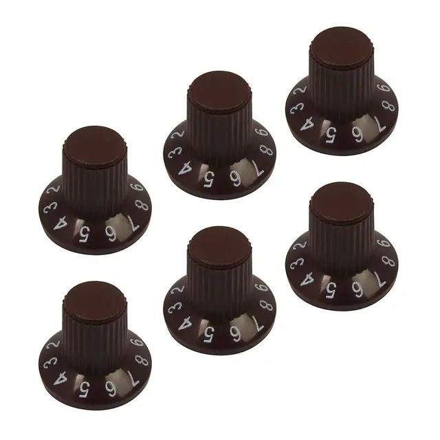 NEW Skirted Style FD Guitar Amp Amplifier Effect Pedal Knobs 6mm Pots