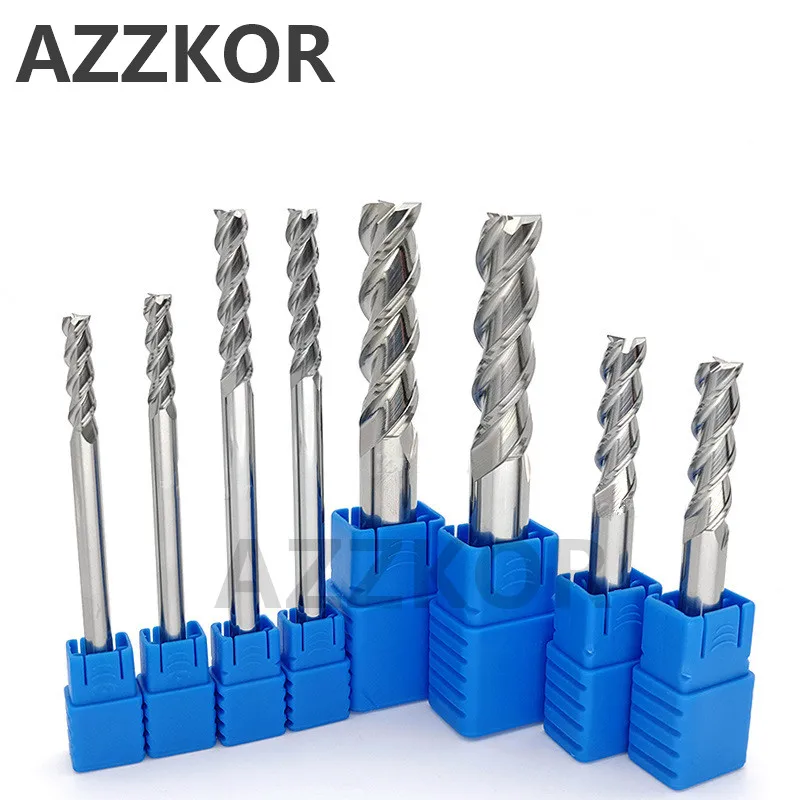 

Milling Cutter Alloy Coating Tungsten Steel Tool 3 Blade Lengthen Milling Cutter Woodding Cutter By Aluminum Cnc Maching Hrc50