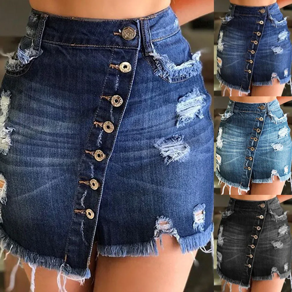 denim skirt with shorts