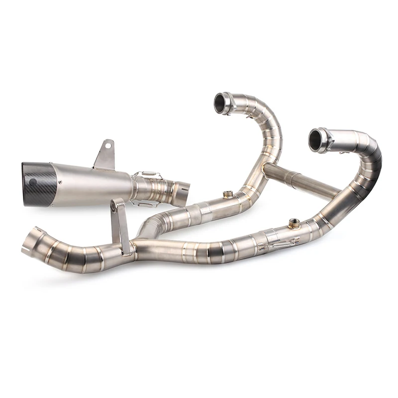 Motorcycle Exhaust System for BMW R Nine T Titanium Alloy Header Mid Tail Exhaust Pipe No DB Killer Escape Slip On 2011