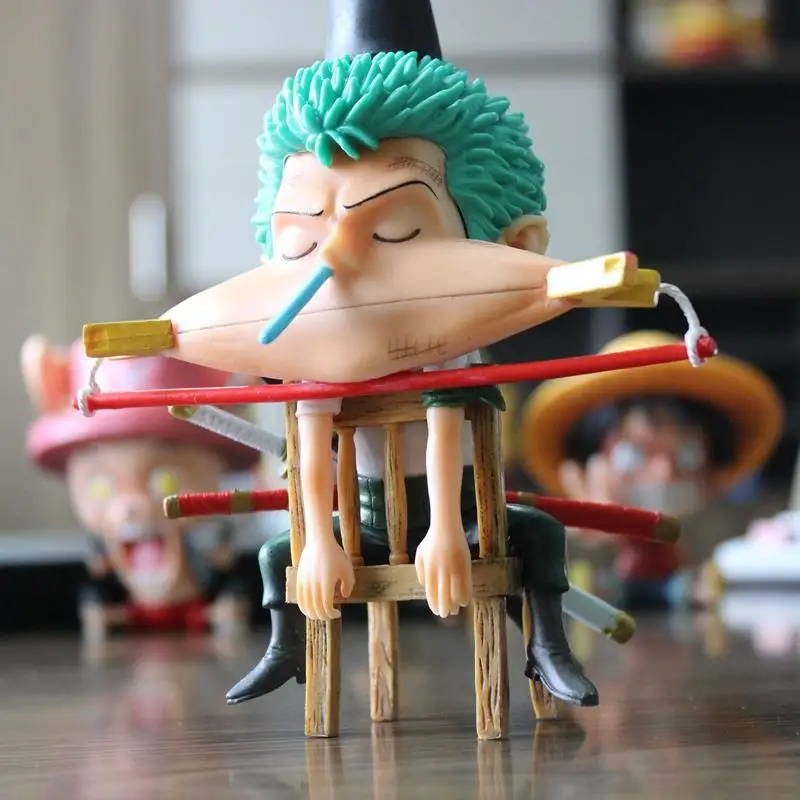 Аниме One Piece Luffy Zoro Shanks Vinsmoke Sanji Tony Chopper ПВХ фигурка Коллекционная модель детская