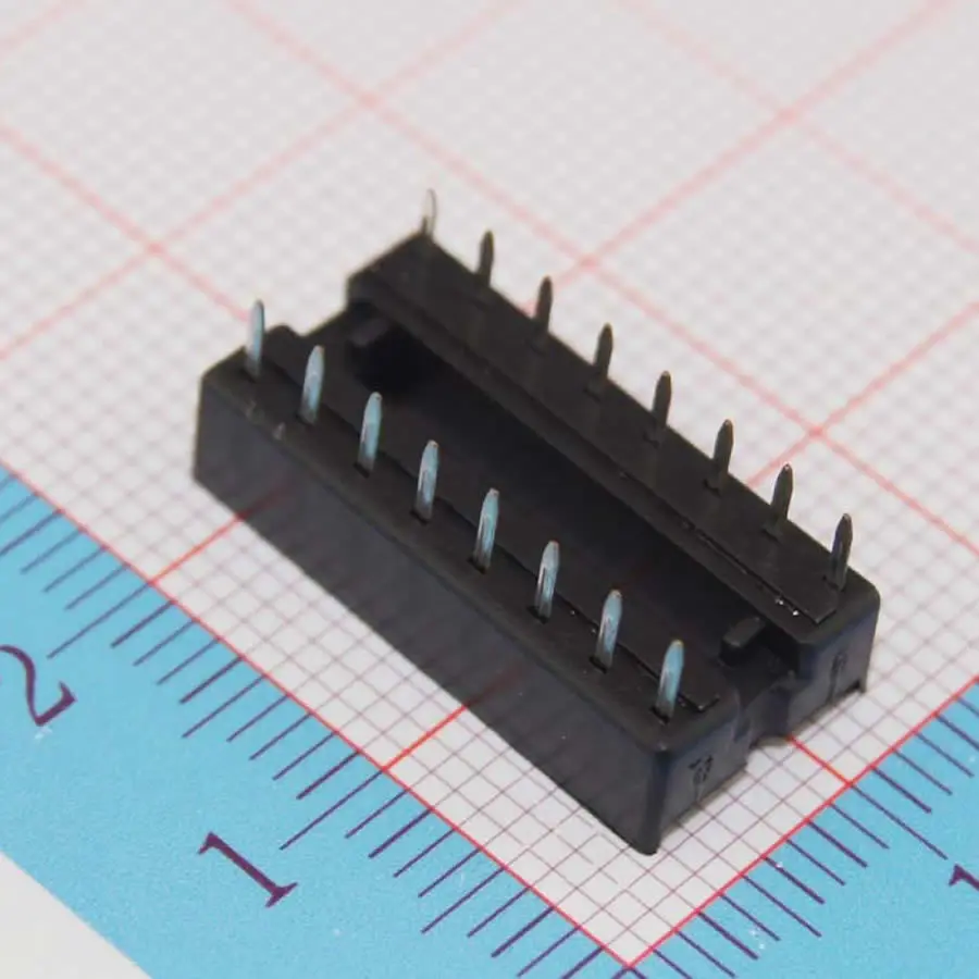 MCIGICM-15pcs-16pin-pins-DIP-IC-Sockets-Adaptor-Solder-Type-Socket (1)