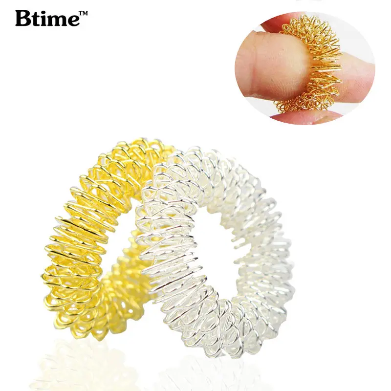 Btime Hot Sale Finger Massage Ring Acupuncture Ring Health Care Body Massager