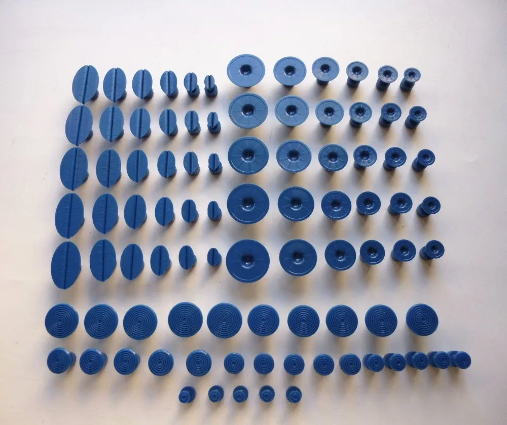 

90 Pcs PDR Tabs PDR Tool Paintless Dent Repair Tool Glue Tabs Working with Most Puller Lifter NEW