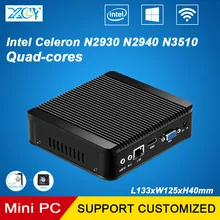 XCY Barebone Мини-ПК Intel Celeron N2930 N2940 N3510 Четырехъядерных ядер Микро Настольных Компьютера Бытовой Неттопов VGA HDMI WI-FI Windows10