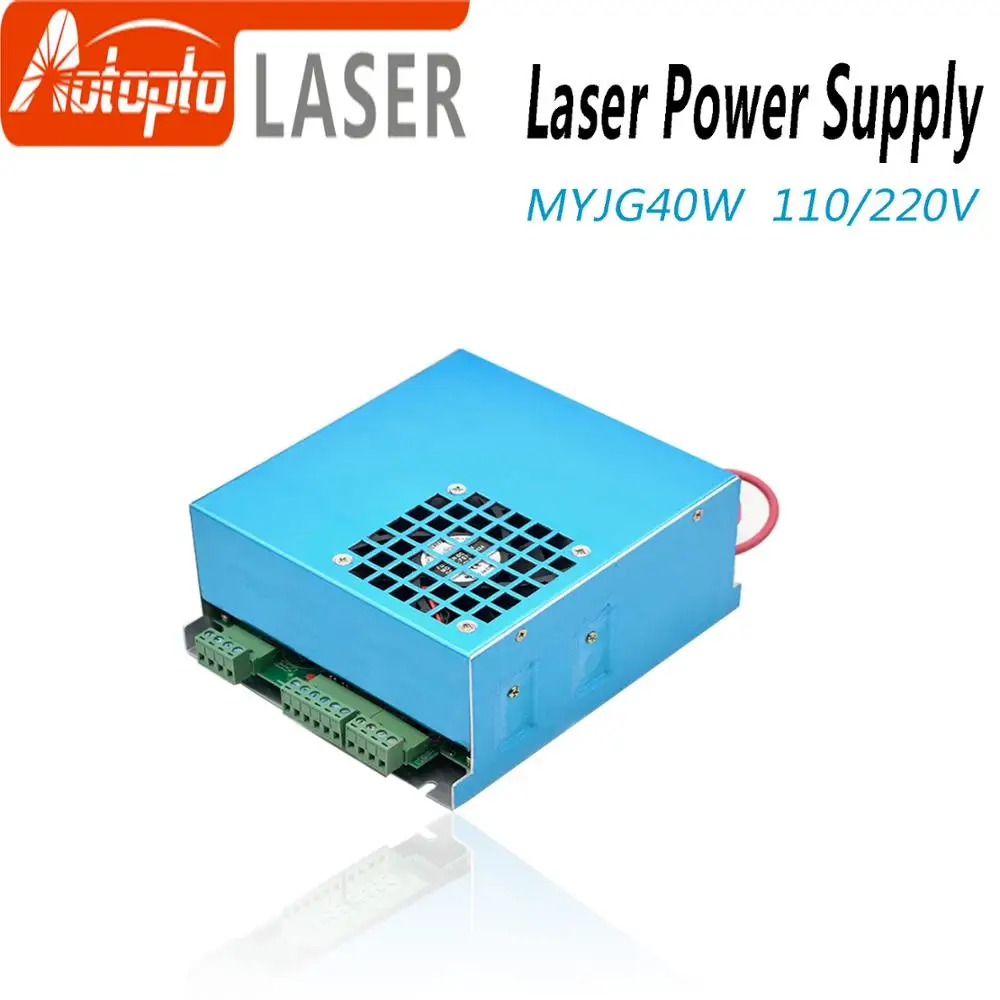 40W CO2 Laser Power Supply MYJG-40T 110V 220V for CO2 Laser Engraving Cutting Machine 35-50W MYJG