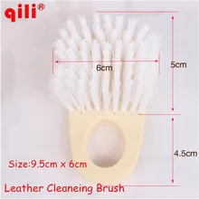 QILI портативная Автомобильная кожаная пластиковая Чистящая щётка
