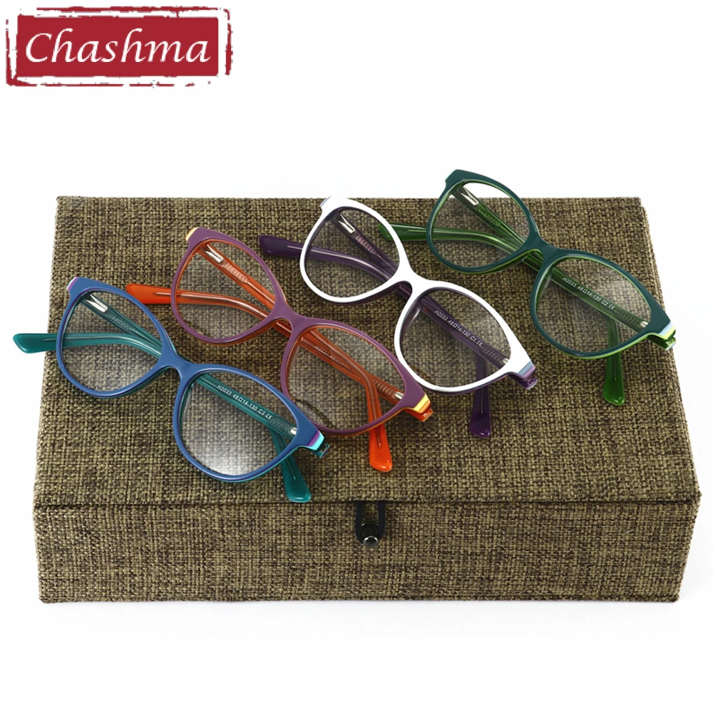 Брендовые ацетатные очки Chashma для маленького лица трендовые стильные студентов