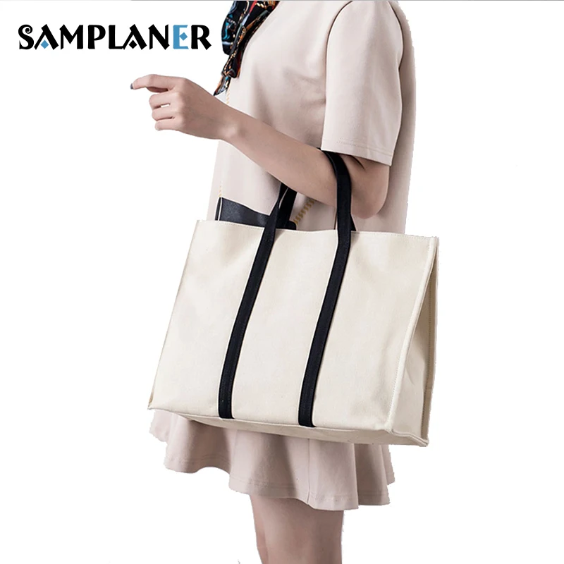 Aliexpress.com : Buy Large Capacity Women's Tote Bags Student Canvas ...