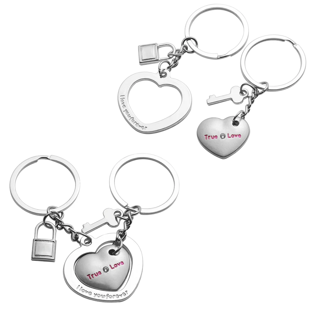 1 Pair Fashion Gift Love Heart Couples Partner Jewelry Accessories Lover Gifts Handbags