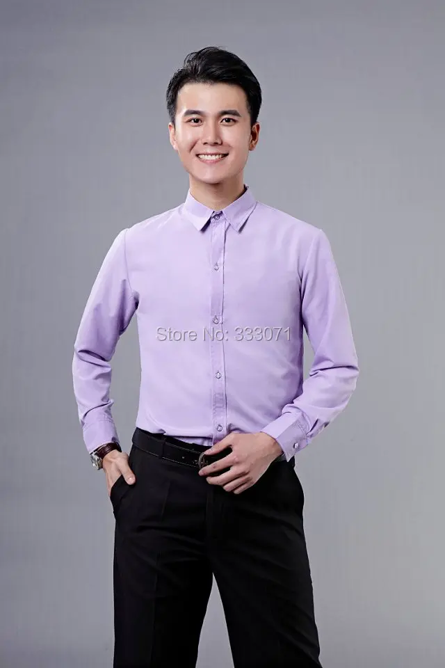 lilac formal shirt