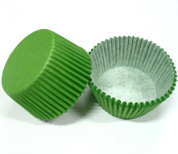 

Free Shipping 100pcs dark Green greaseproof paper Cupcake liners muffin cup cake case