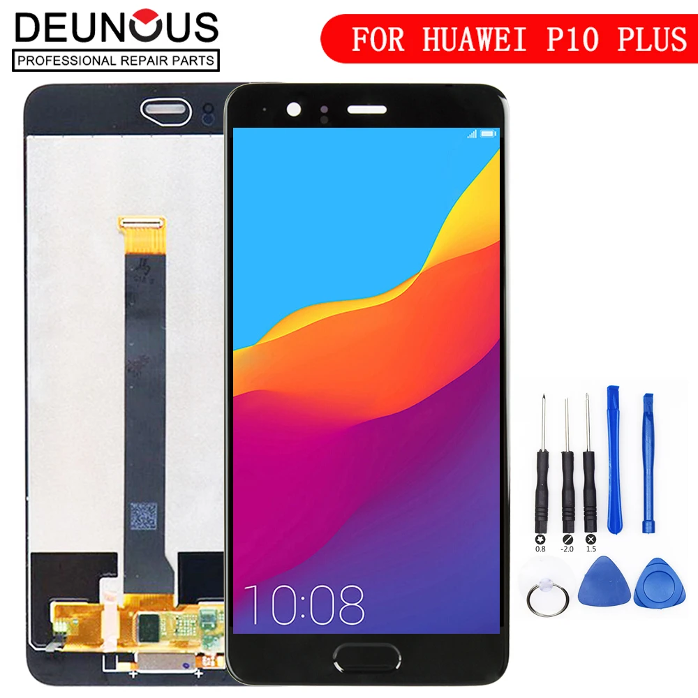 5 '&#x272560x1440 ЖК-дисплей для HUAWEI P10 Plus сенсорный экран с цифровым преобразователем
