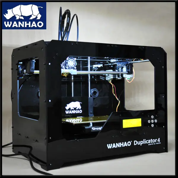 

wanhao 3d desktop printer D4 double extruder in black
