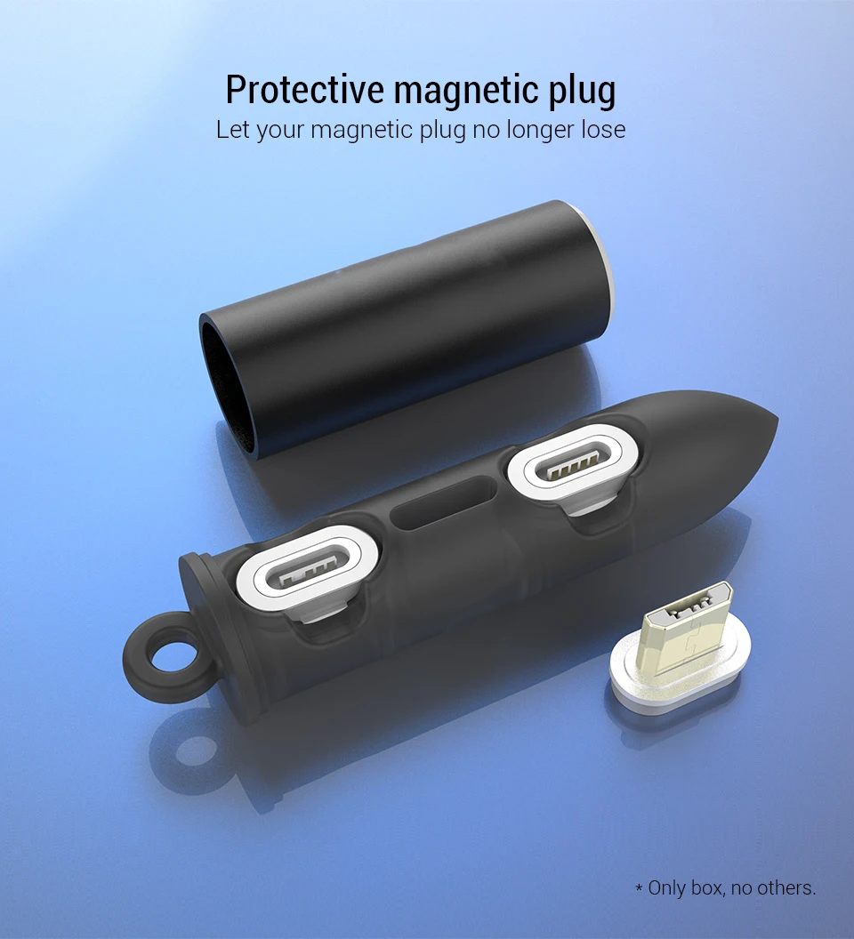 SIKAI, магнитный кабель, штепсельная коробка, Тип C, Micro USB C, адаптер для быстрой зарядки, для телефона, Microusb, type-C, Магнитный зарядный шнур, заглушки