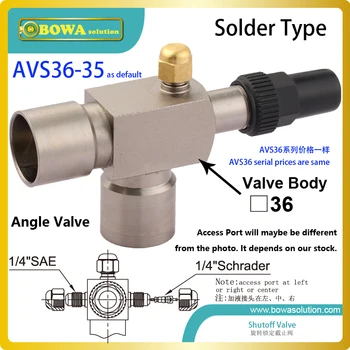 

Angle shutoff valves working as Spare parts and accessory for SH / SM / SY / SZ / WSH / PSH scroll compressors in refrigeration