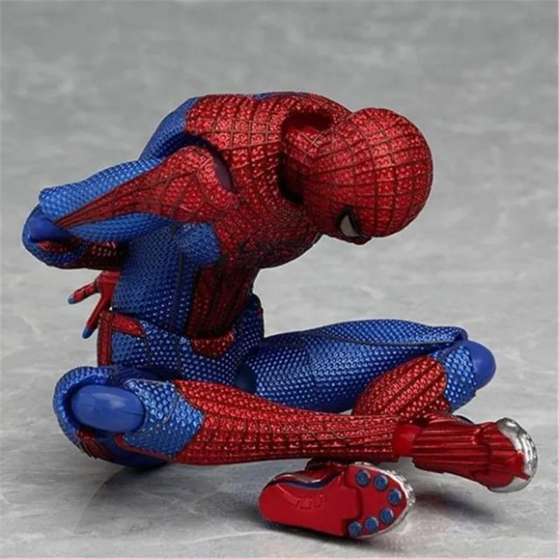 

Super Heroes Spiderman PVC Action Figure Toys Movie The Amazing Spider-man Figma Figuras Variable Dolls 14.5cm