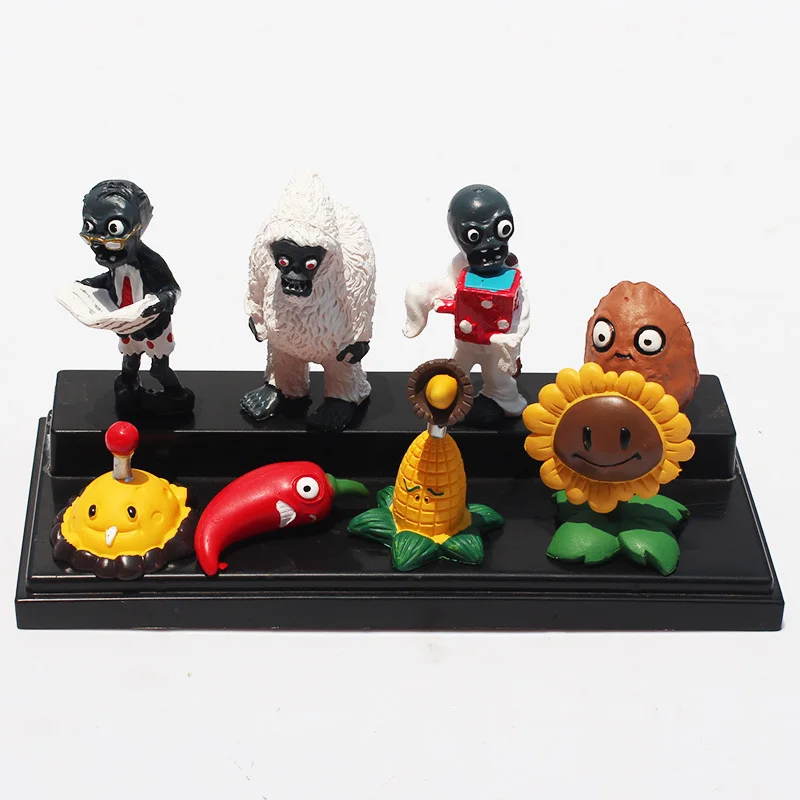 8pcs Set Pvz Plant Vs Zombie Newpaper Yeti Jalapeno Nut Potato Mine Sunflower Kernel Pult Figure Toys Buy Cheap In An Online Store With Delivery Price Comparison Specifications Photos And Customer Reviews