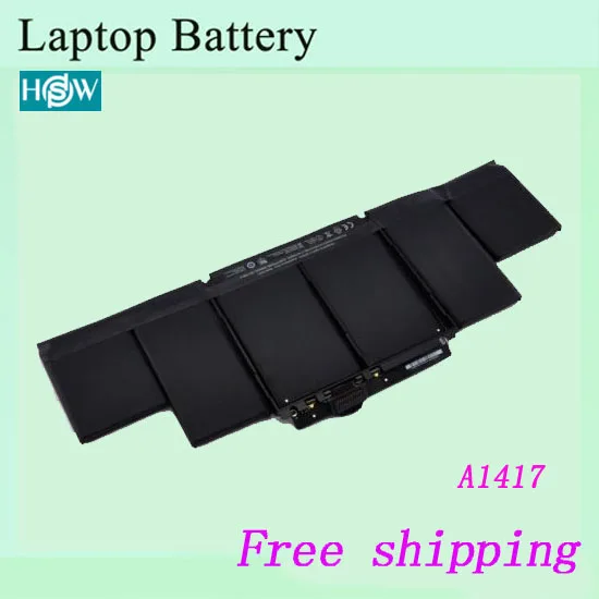 Original Battery For APPLE Macbook Pro 15&quot A1398 A1417 MC975LL/A MC976LL/A laptop batteries 10.95V 95WH | Компьютеры и офис