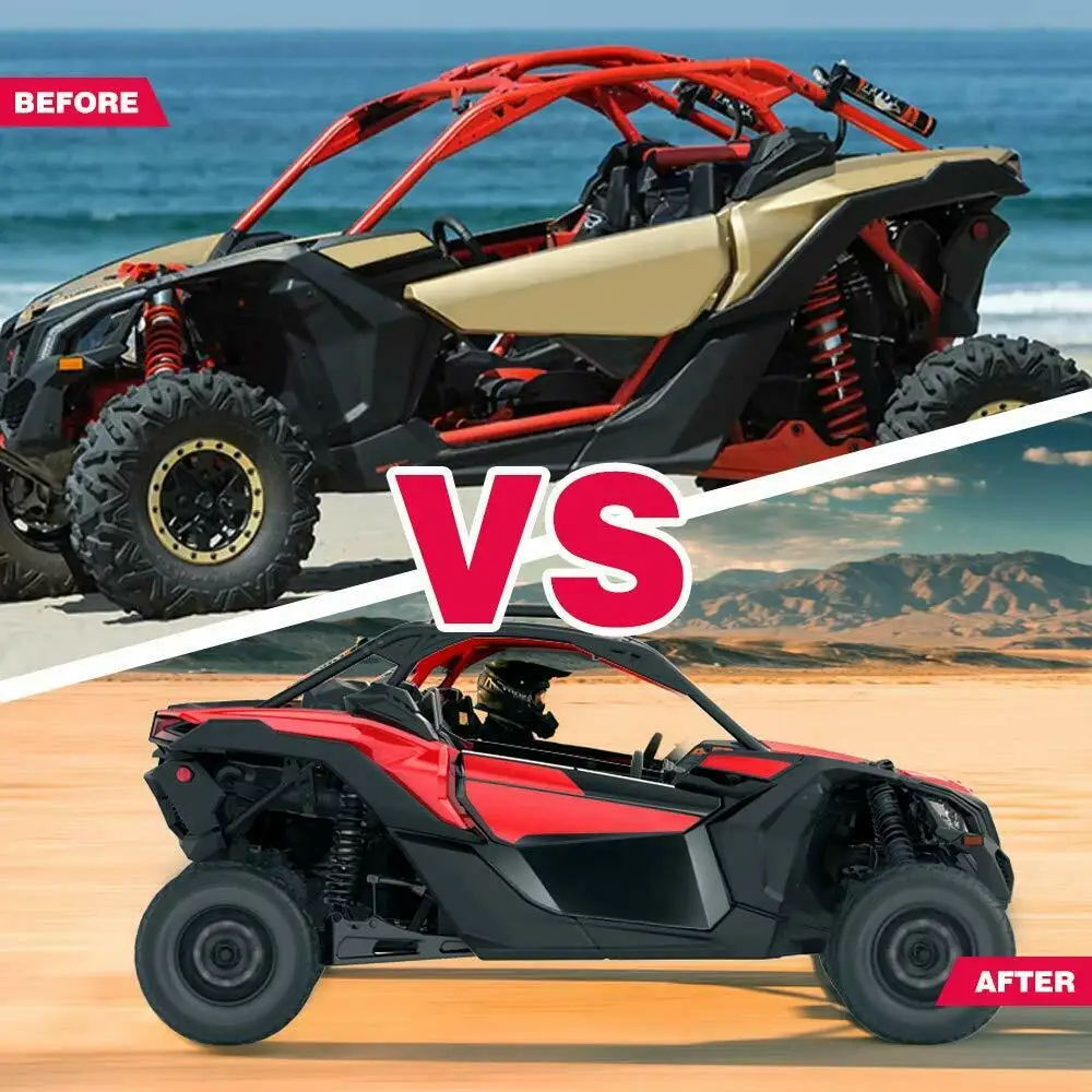 Двери UTV Нижняя дверь вставки панели для Can am maverick X3 XDS/Turbo XRS/R XRC/Turbo алюминий