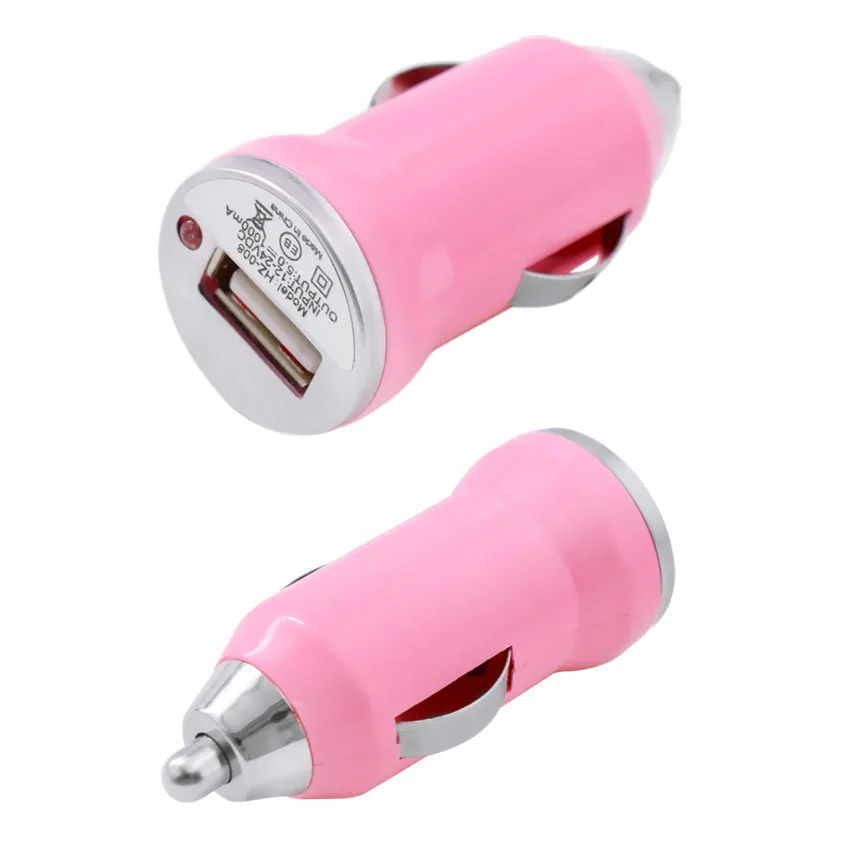 Car Charger USB Car Charger Digital 5V 1A Aluminium Fast Charging Voltage quick charge 3.0 fast charger For Iphone 6s 6plus SE (7)