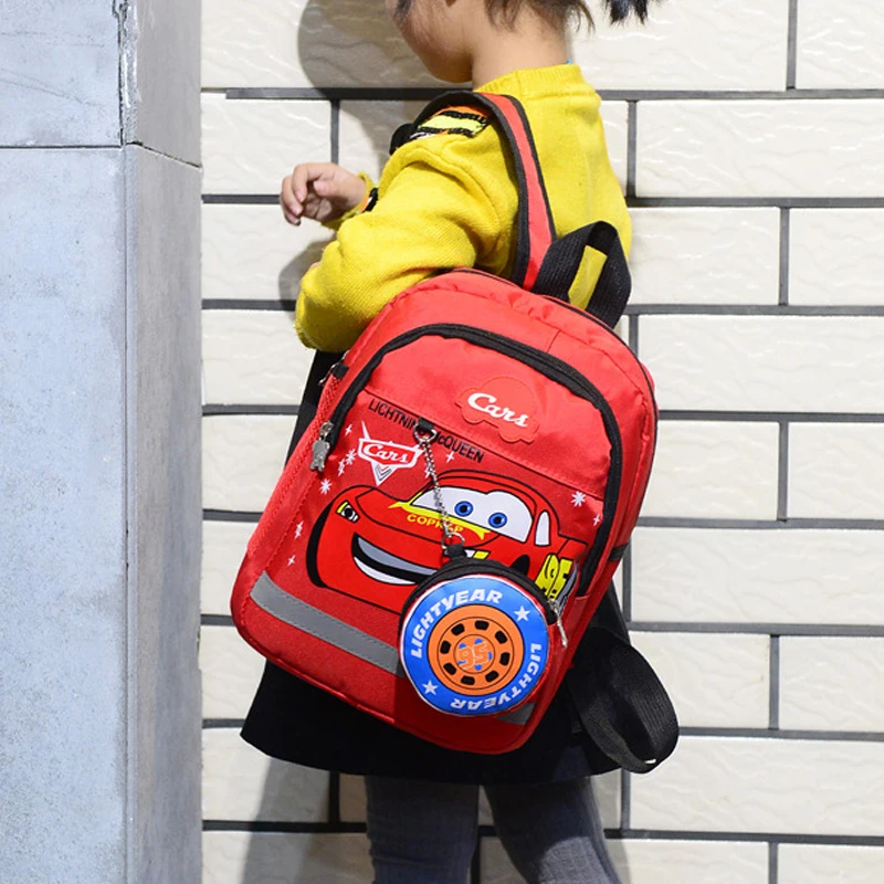Disney дети мальчик девочка 3D McQueen молния автомобиль рюкзак школьный детский сад Сумки Детский мультфильм путешествия плюшевые игрушечные рюкзаки подарок