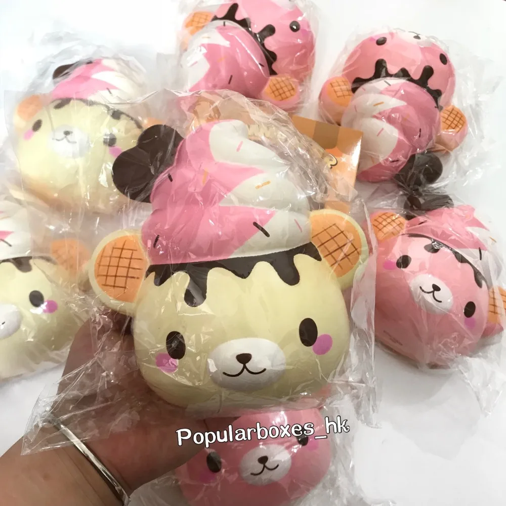 Creamiicandy yummiibear head bun squishy Slow Rising Gift Toy | Игрушки и хобби