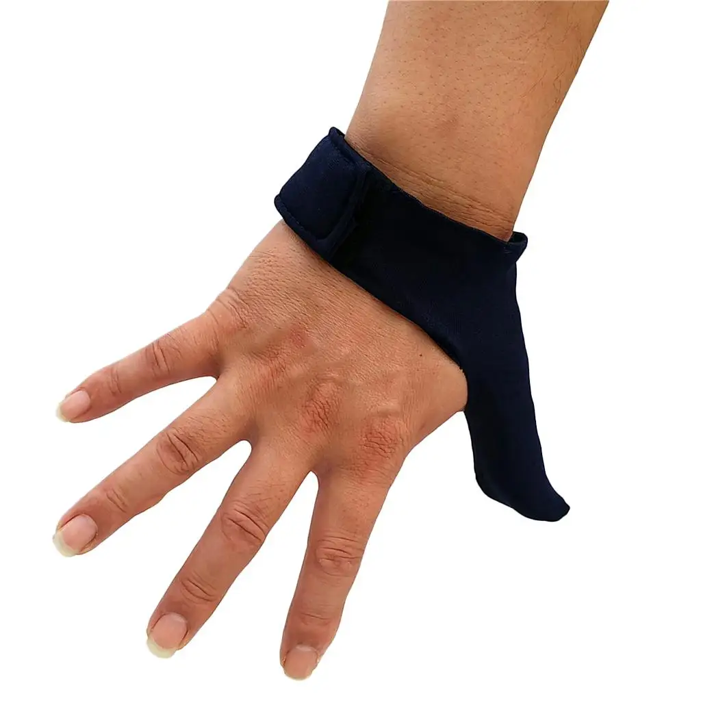 Adjustable Stretch Bowling Thumb Saver - Bowling Ball Sports Finger Grip Gear Protective Glove - One Size Fits Right & Left Hand