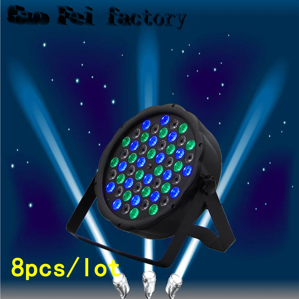

led par lights 54x3W DJ LED 54*3w R12 G18 B18 W6 Wash Disco DMX Controller